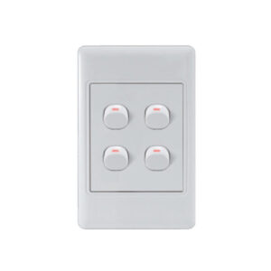 AUS A104: 4 Lever Wall Switch